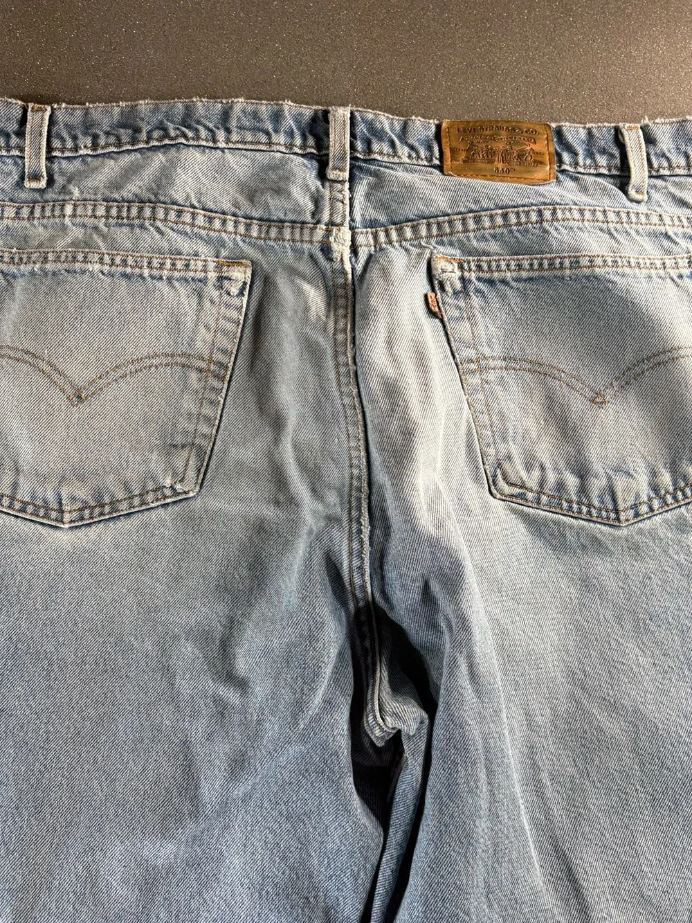 VTG Levi’s 540 Jeans Mens 42 Relaxed Fit Orange Tab 90s (READ DETAILS)